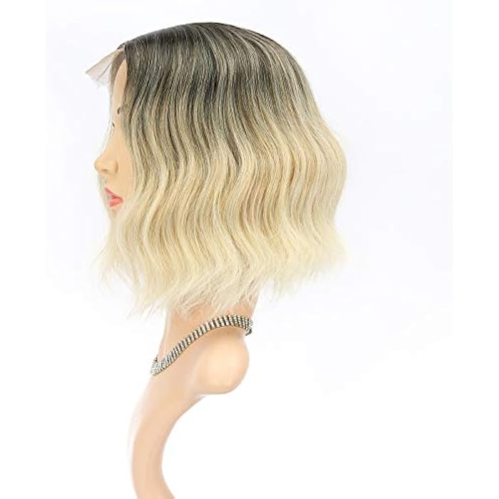 DILLARDS Lace Frontal Wave Bob Wig Short Length Wig For Women Middle Part No Bangs Short Curly Synthetic Wig(10) - Image 5